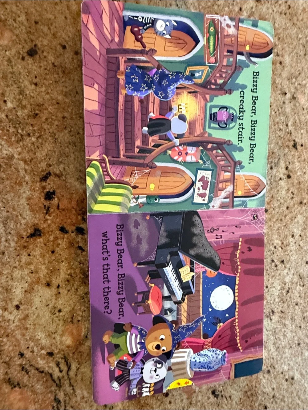Spooky House - Colorful Orange & Purple Halloween Kids Toy Book